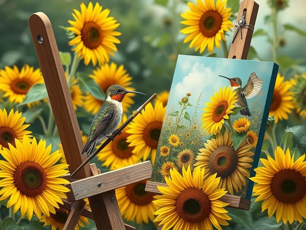 (OC) Hummingbird Painting picture 1 of 1