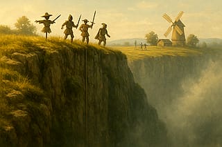 They left scarecrows behind'