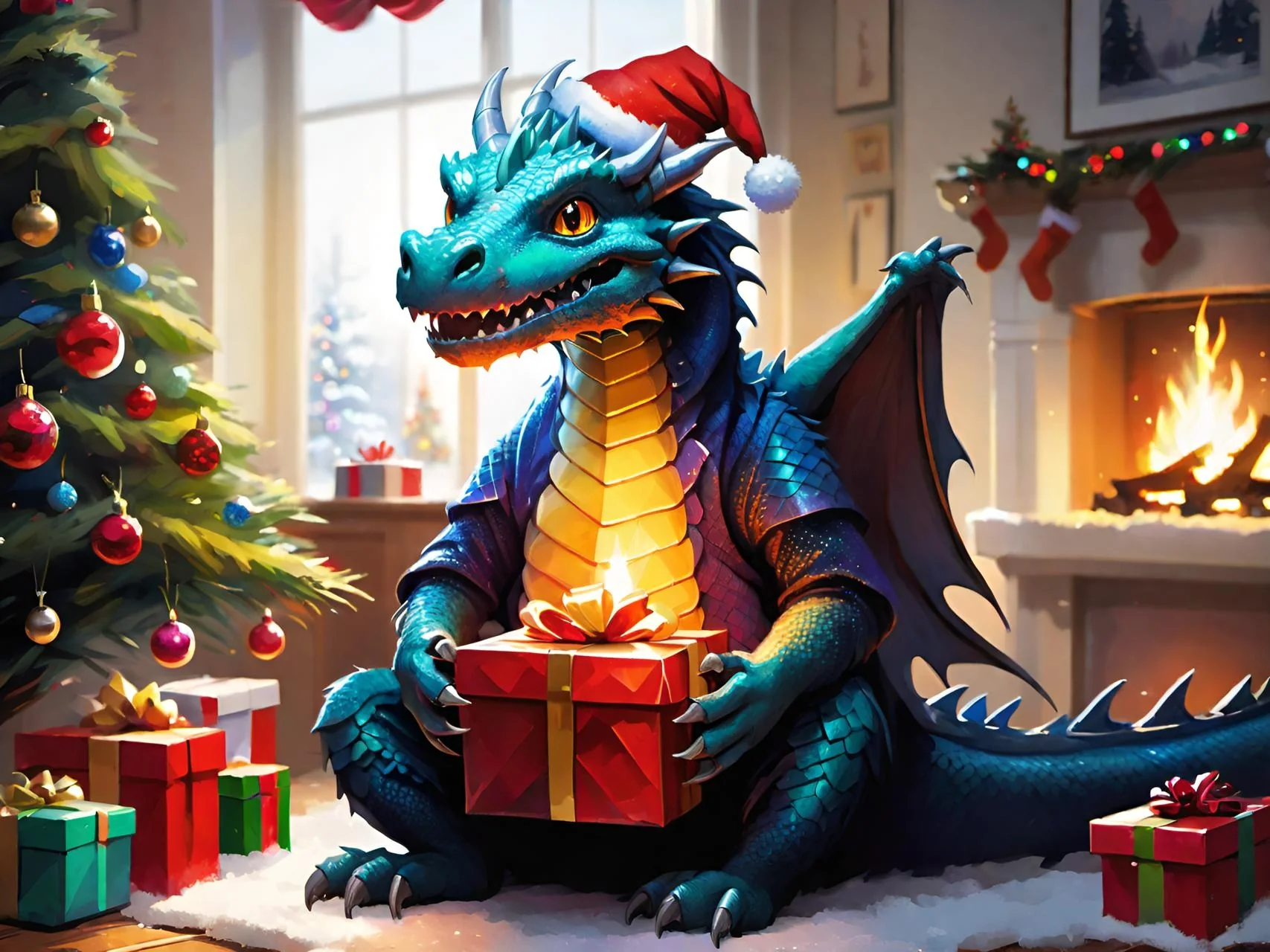 Dragon Santa! picture 3 of 3