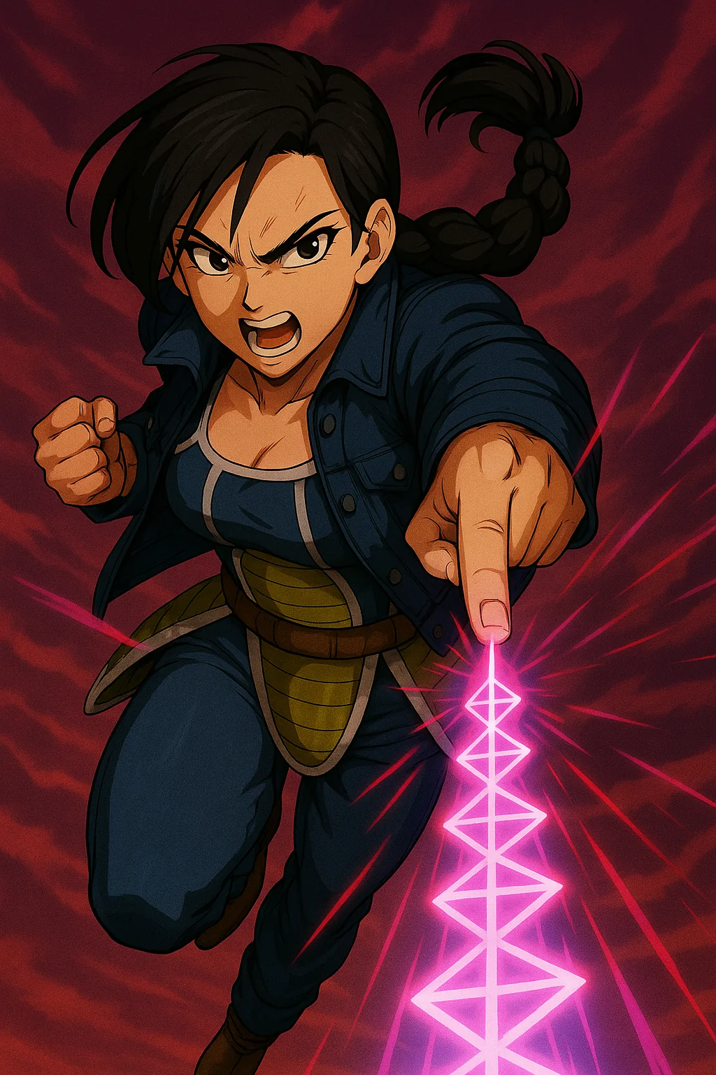 Some female saiyans I made for an (abandoned) fanfic picture 3 of 10