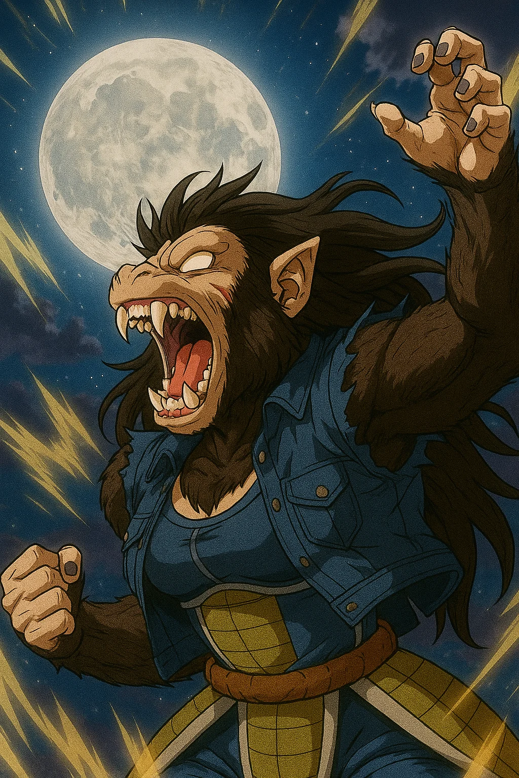 Some female saiyans I made for an (abandoned) fanfic picture 4 of 10