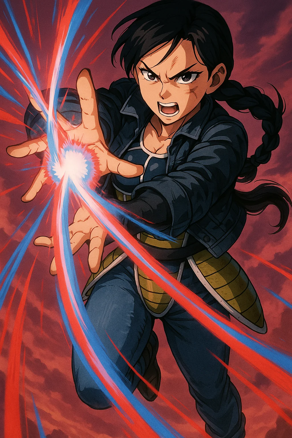 Some female saiyans I made for an (abandoned) fanfic picture 5 of 10