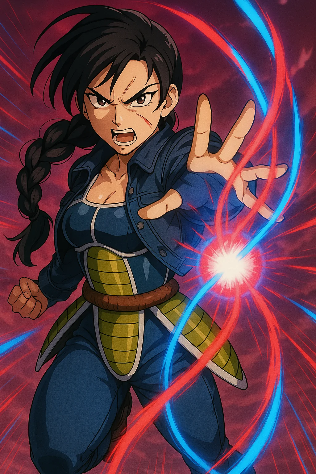 Some female saiyans I made for an (abandoned) fanfic picture 6 of 10