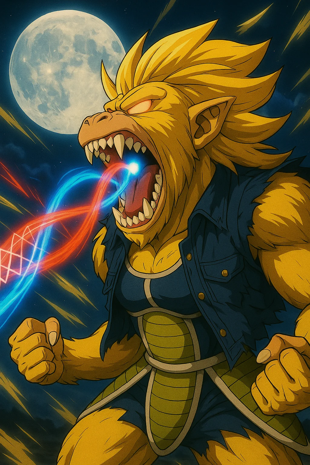 Some female saiyans I made for an (abandoned) fanfic picture 7 of 10