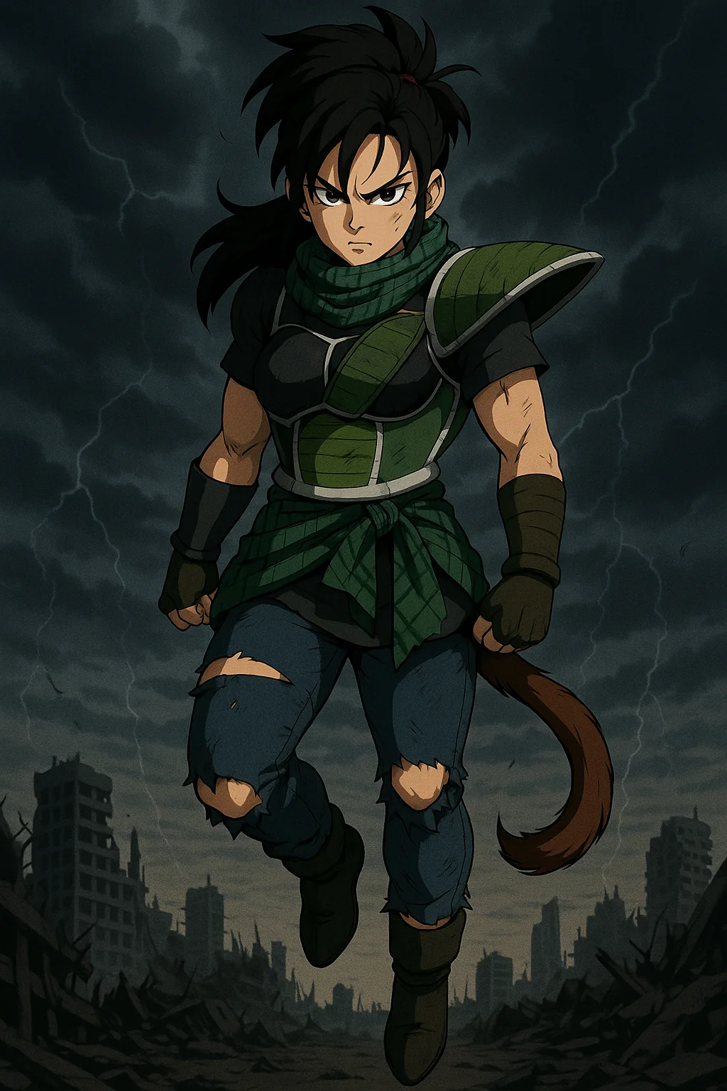 Some female saiyans I made for an (abandoned) fanfic picture 9 of 10