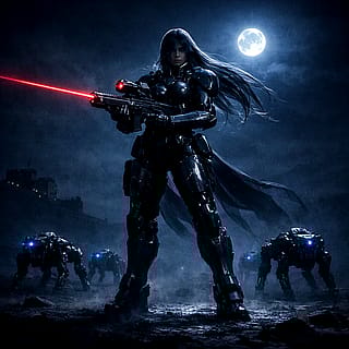 NADIA-AV “WARDEN” – Night Deterrence Mode（AI-generated）'