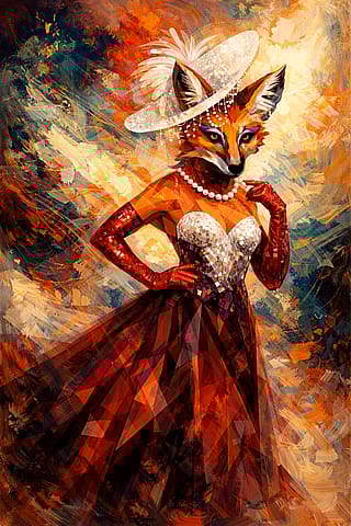 Fox lady'