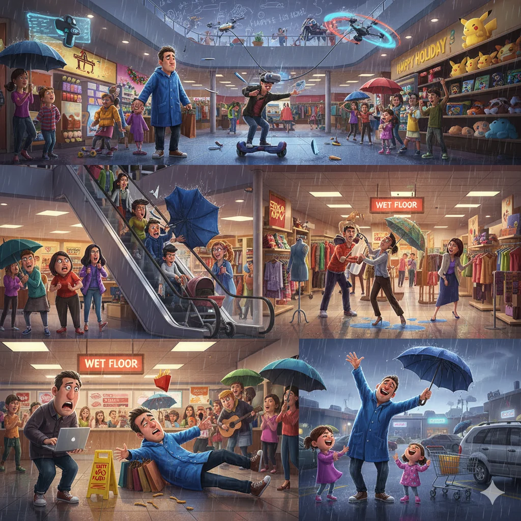 Slips, Trips, and Shopping Bags: A Noel Mall Comedy picture 1 of 1