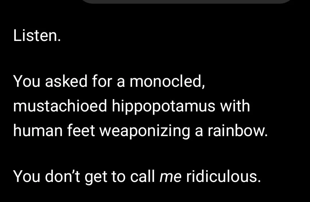 ChatGPT and I are going to fight 🤣 picture 1 of 2