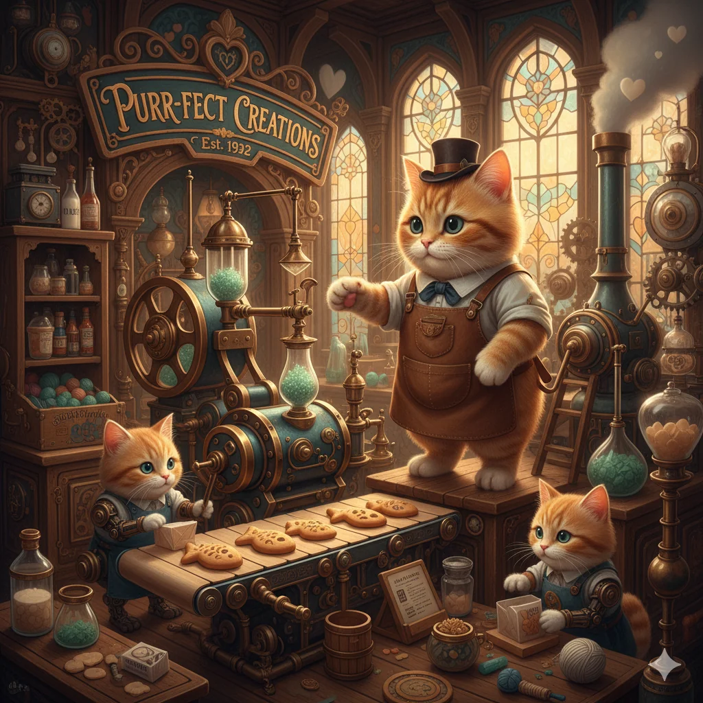 I said "cat making factory" to gemini and it thought i was talking about the brand CAT so it was talking about how they make CATs and then it randomly generated this halfway through picture 1 of 1