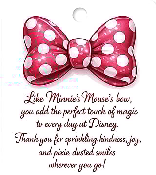Going to Disney at the end of this year - Asked AI to create a label for my thank you bags'