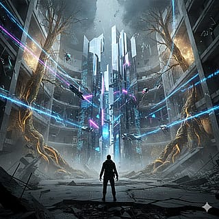 Colliding Realities in a Broken Space'