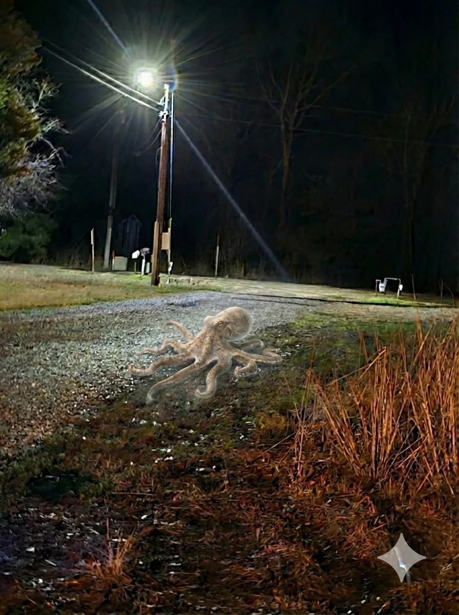 My spirit animal out exploring the property for a bit tonight. picture 2 of 3