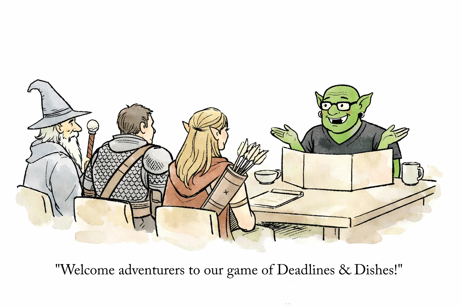 Deadlines & Dishes picture 1 of 1