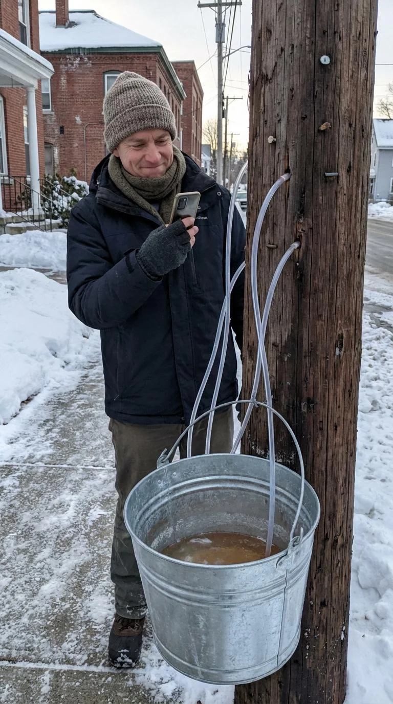 From tree to pole to breakfast table 🥞 picture 1 of 1