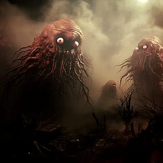 EVERYONE RUN! MY PET MONSTERS GOT LOOSE!! RUN, RUN!!...... I'M SO SORRY!!'