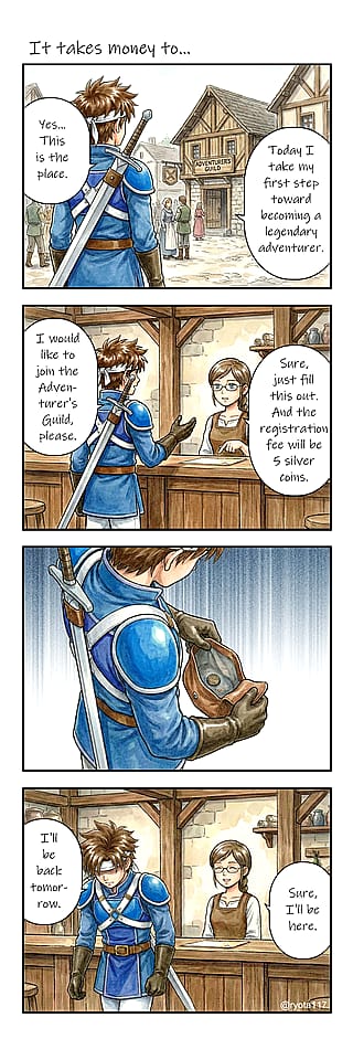 It takes money to...'