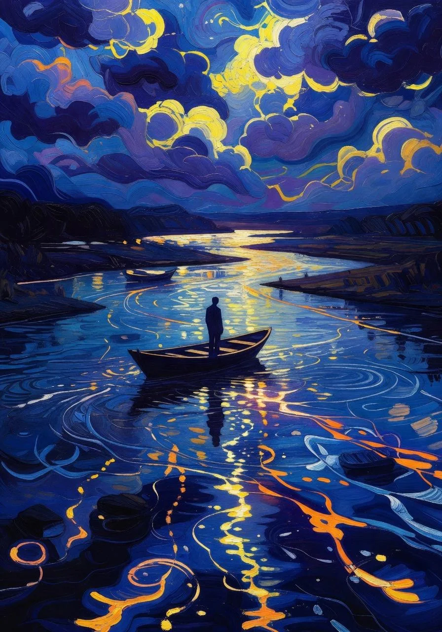 My Depiction of a Starry Night picture 1 of 1