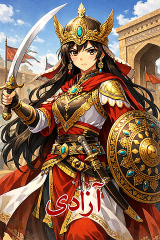 The goddess of Iran'