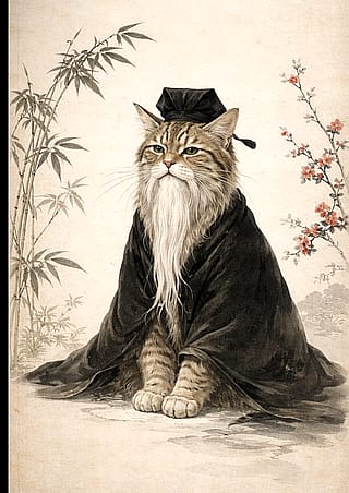 You have much to learn…young kitten.'