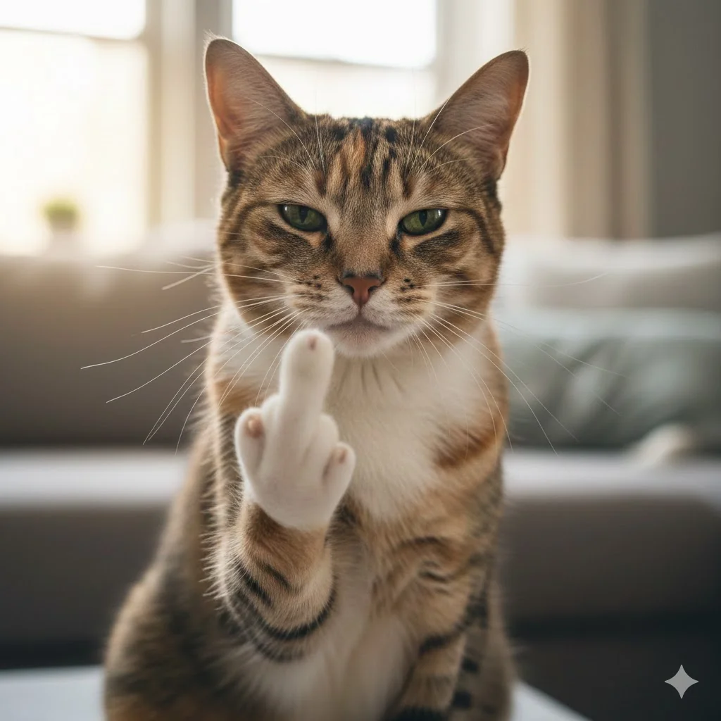 How my cat greets me before i feed him : picture 1 of 1