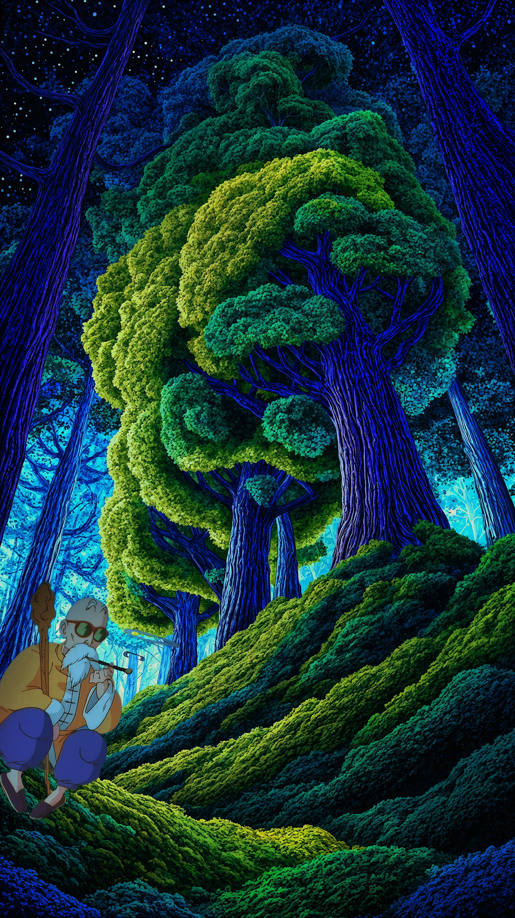 Clouds, Stars, Ufos, dragonball all the good stuff.✌️ Made with midjourney and photoshop. picture 5 of 6