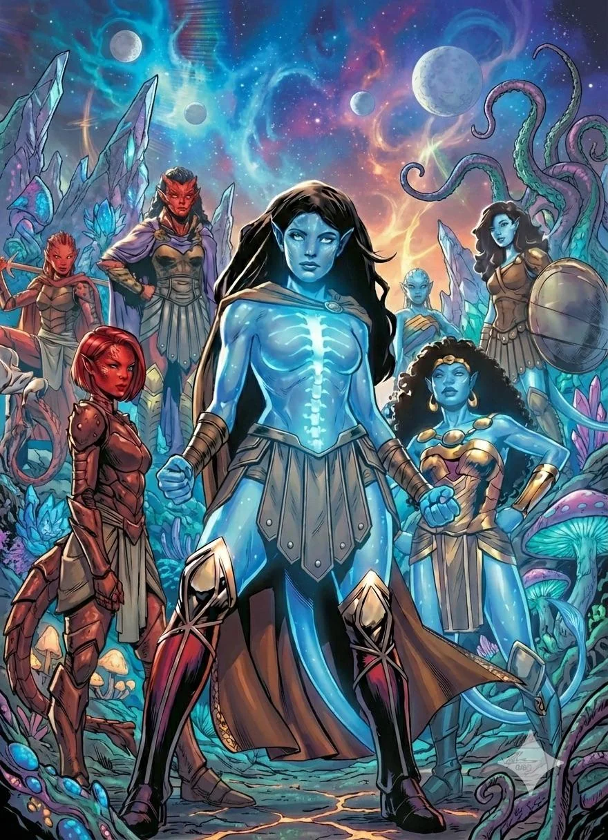 The amazon alien moderator in kämpfer anime picture 1 of 1