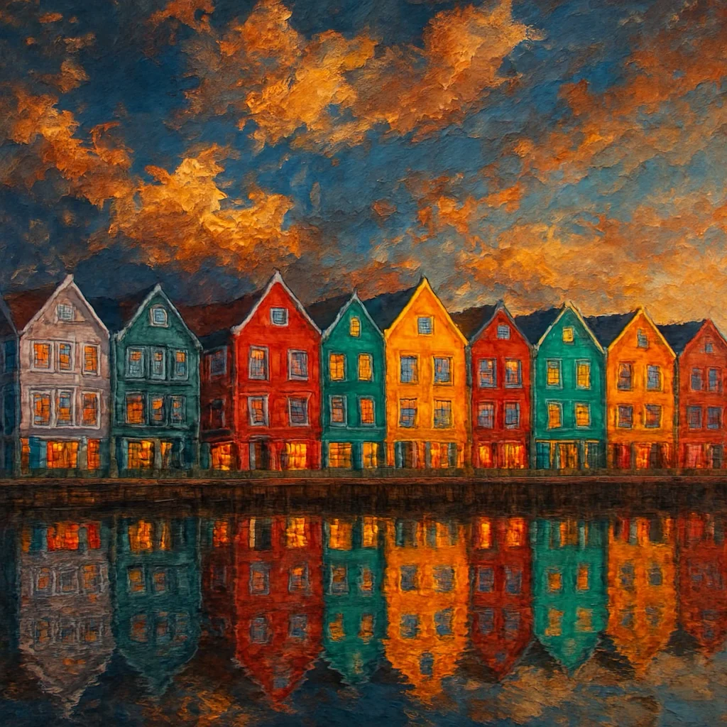 Evening Glow Over the Waterfront picture 1 of 1