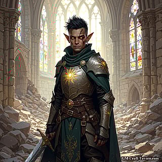 Glimmering Knight in the Ruins'