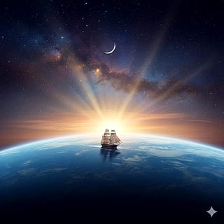 Off to explore the unknown:'