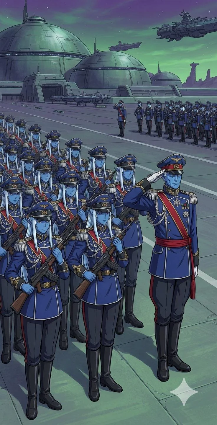 The great Visceral german empire (alien moderator in Kampfer anime ) picture 1 of 1