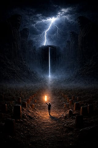 “And suddenly, I saw it. I don’t know where it will lead me, but it is my only way out… or my condemnation. Despite my fear, I couldn’t control my body. I was about to step through The Door.”'