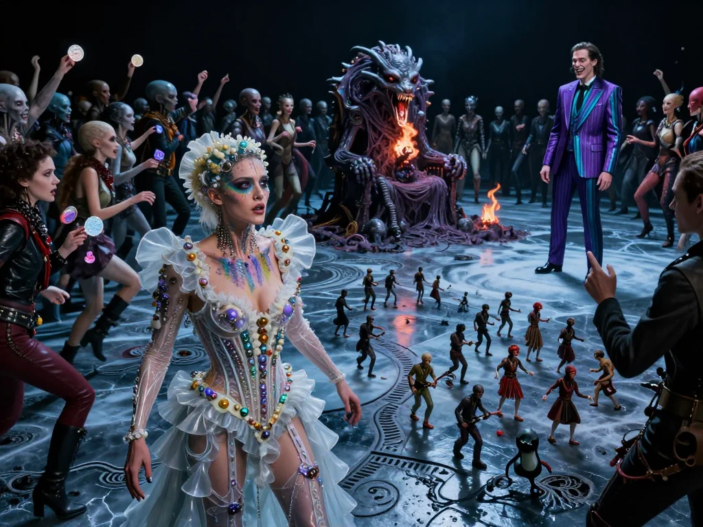 Carnival queen in starlit abyss picture 1 of 1