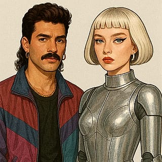 Mr. and Mrs. 2020s at decades night'