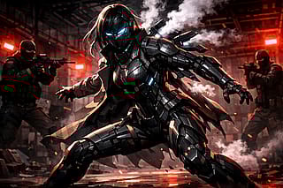 NADIA – Counter-Terror Suppression Mission (AI-generated)'