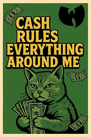 “Cash Rules Everything Around Me” - Wu-Tang Clan'