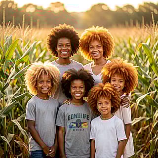 AI art depicting an Ethnic Qarsherskiyan / Qarcerskiy / Qarcerite family'