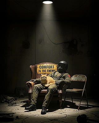 Comfort is the enemy'