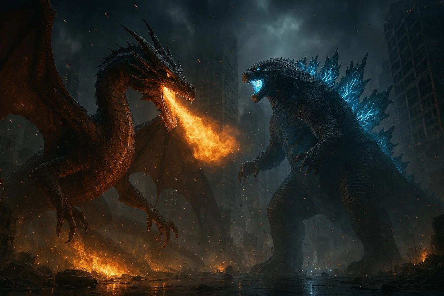 Who would win in a fight between Smaug and Godzilla? picture 1 of 1