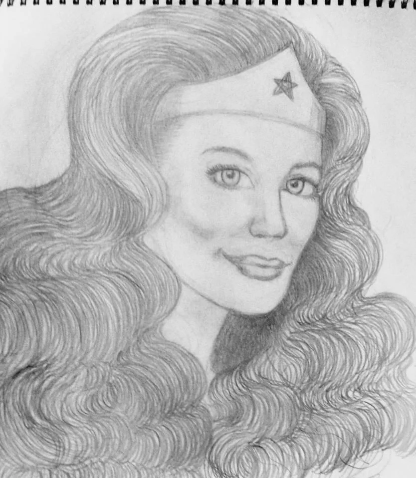 Wonder woman after original drawing picture 1 of 2