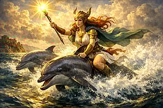 Riding the Dolphins of Belenos | Chevaucher les Dauphins de Bélénos'