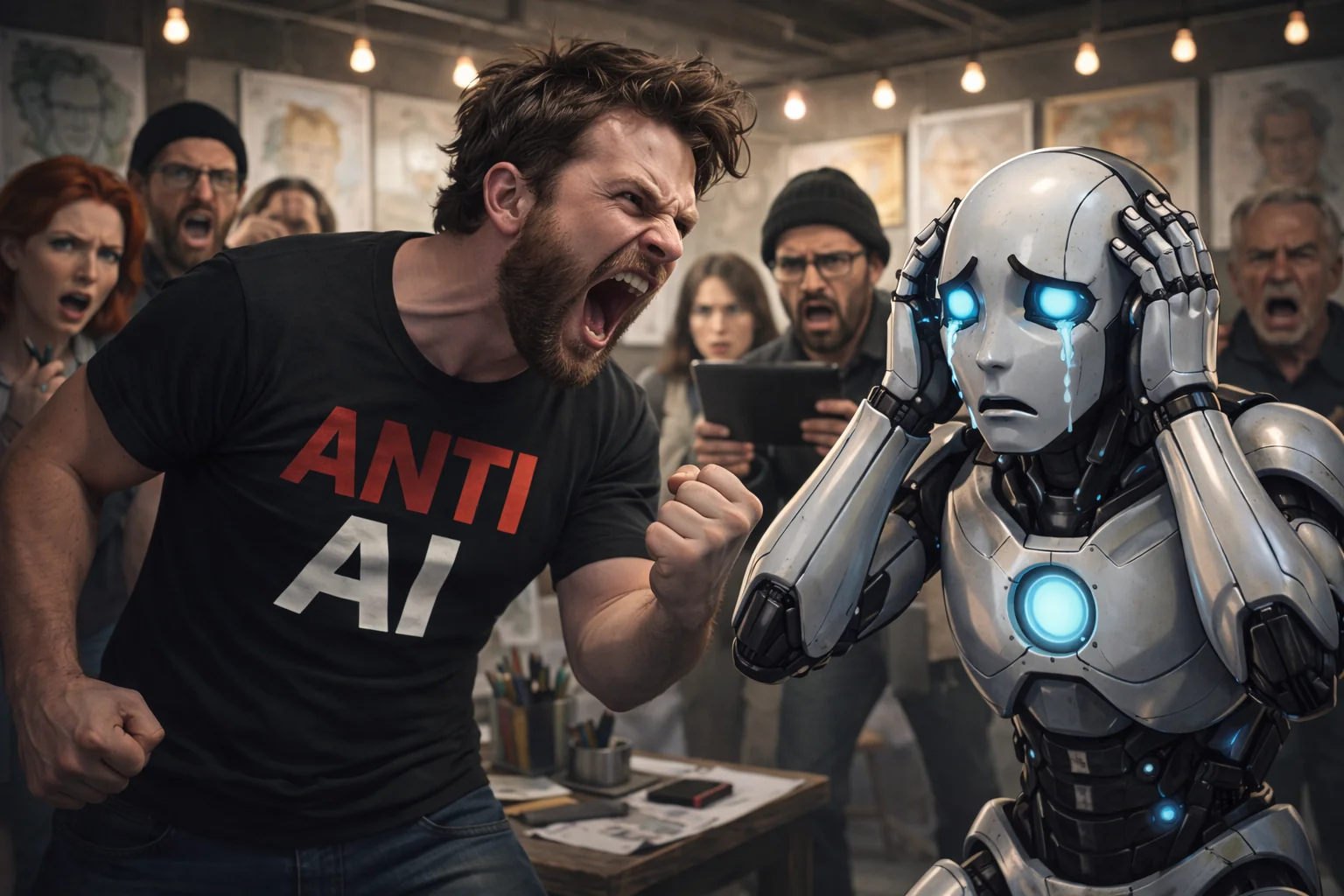 Antis hating on AI picture 1 of 1