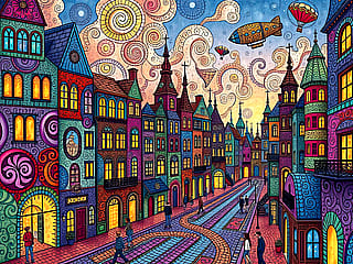 Whimsical town'