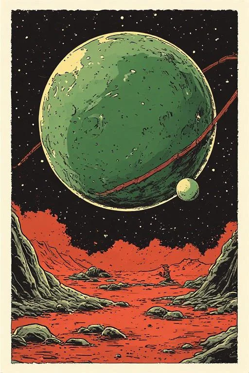 Off to another planet so we can defeat a supervillain: picture 1 of 1