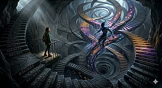 The Staircase That Descends Within'