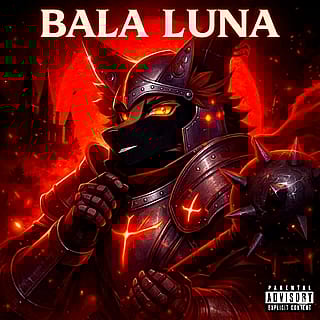 CHAT GPT, knight wolf character.'