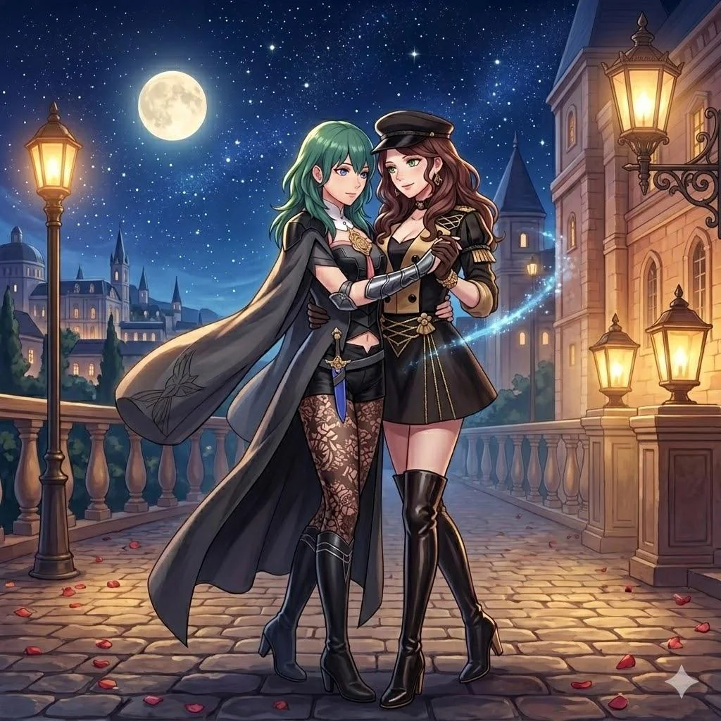 Byleth x Dorothea art picture 3 of 6