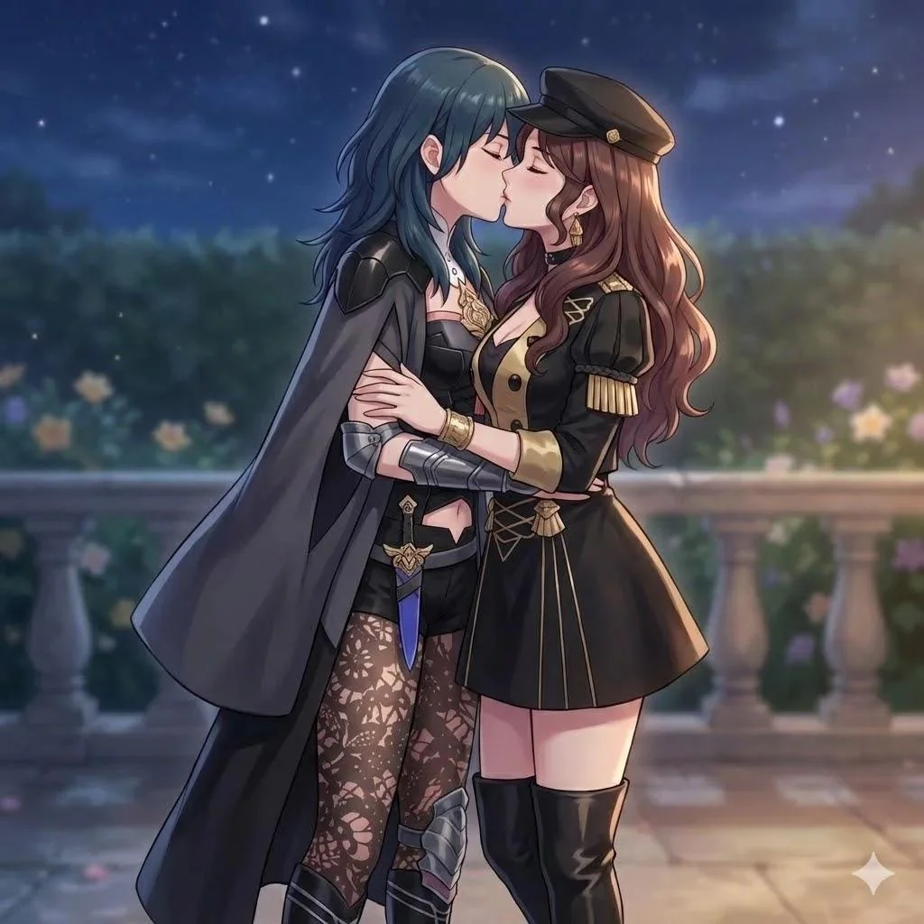 Byleth x Dorothea art picture 5 of 6