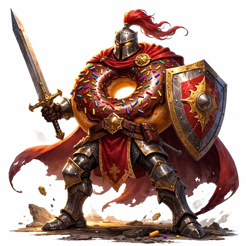 An updated version of an earlier concept. Sir Sprinkleblade! picture 1 of 1