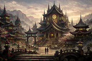 If the ancient japanese architecture where gothic influenced'